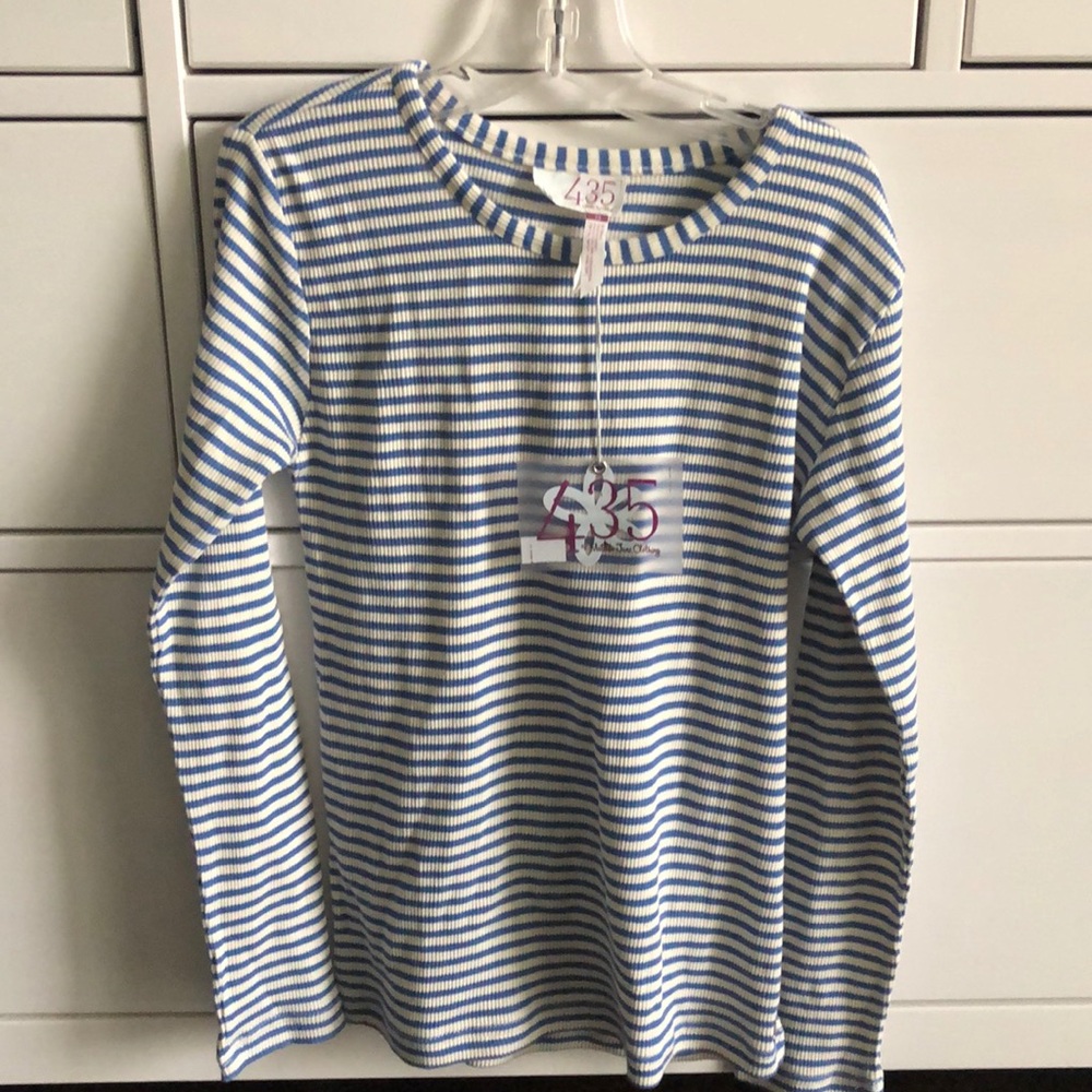 Matilda Jane Striped Shirt Girl’s 8 NWT